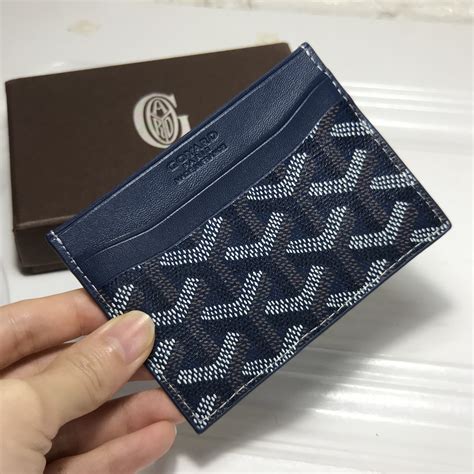 authentic goyard card holder|Goyard card holder inside.